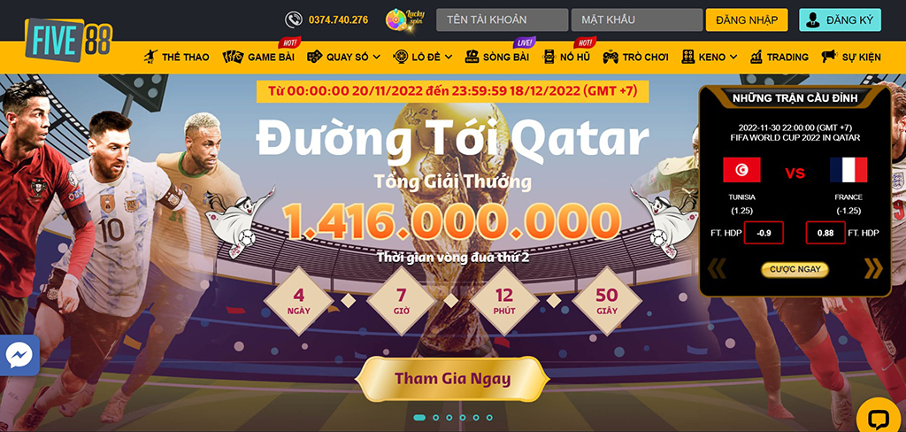 Tổng quan về cá cược thể thao Five88
