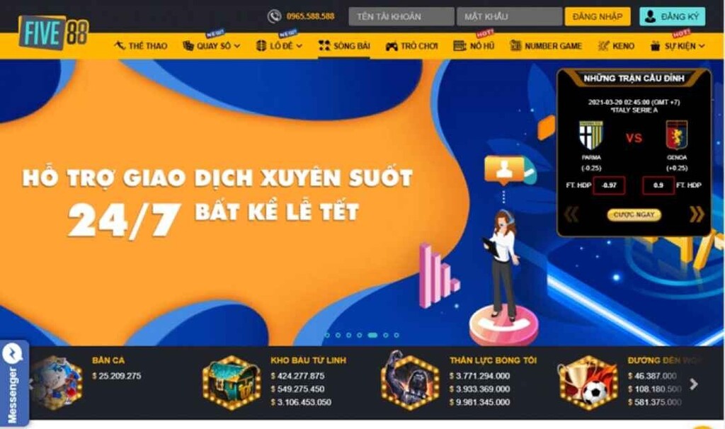 Hỗ trợ Five88 phục vụ người chơi 24/7 xuyên lễ tết